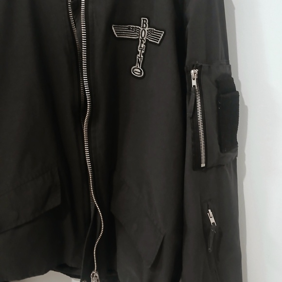 Mens Boeing Flight Aviator Bomber Jacket Size Medium - Picture 4 of 5